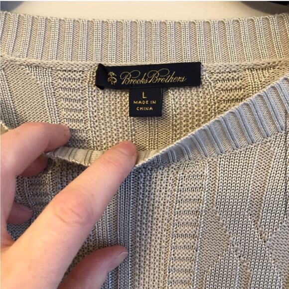 Brooks Brothers Cable Knit Sweater - Picture 4 of 6